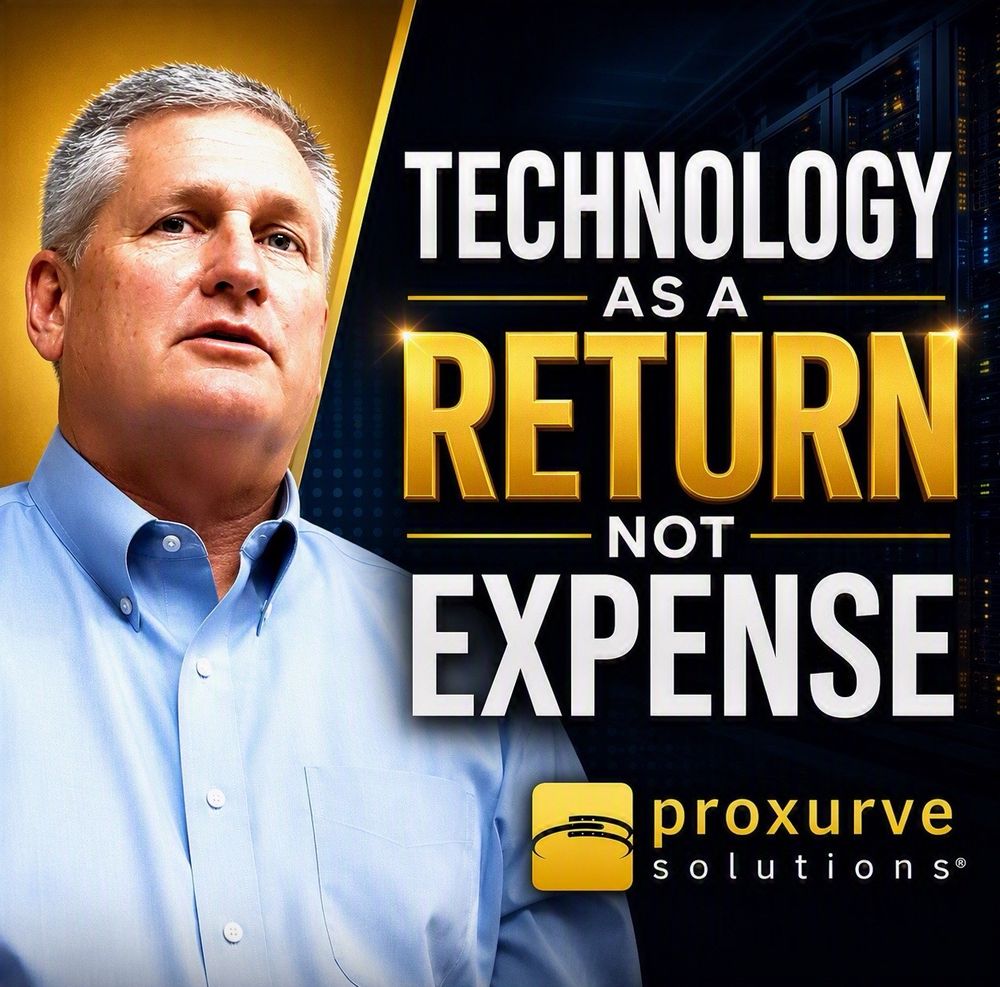 Steve Orander, President, on the cover of the Proxurve Solutions video: Technology as return, not expense